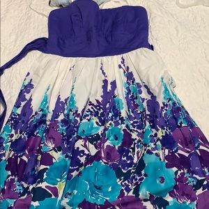 Lavender floral dress